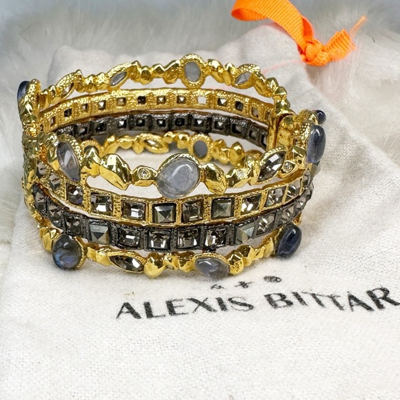 ALEXIS BITTAR Elements Gilded Labradorite Gold Crystal Vine...